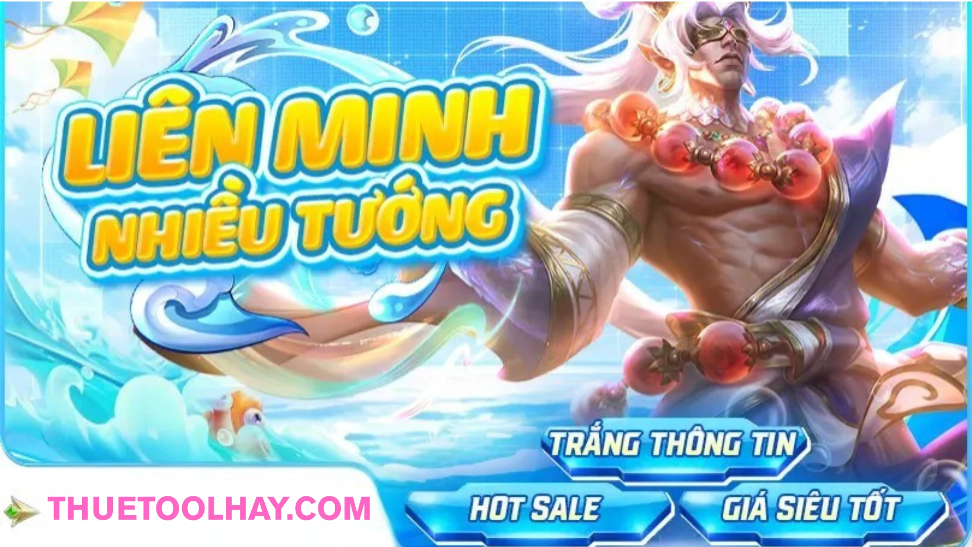 Acc Trắng Trên 150 Tướng Trên Lv30 Có Skin Random Đồng Giá 250K